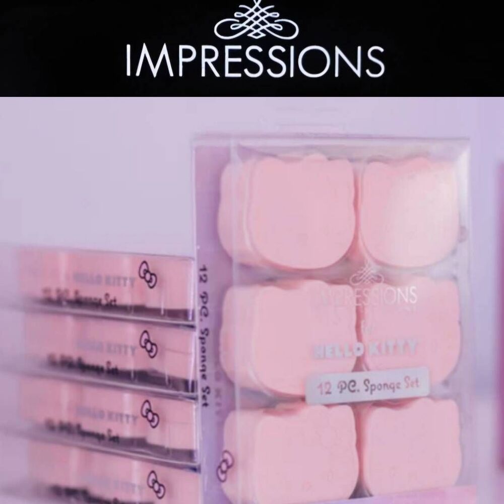 Impressions X Hello Kitty 12-Piece Sponge Set‎
